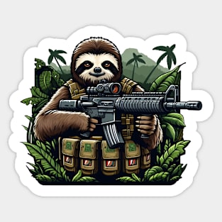 Tactical Sloth Sticker